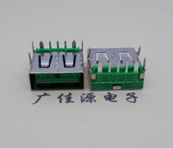 武汉5A大电流 快充接口 USB5p绿胶芯 常规母座