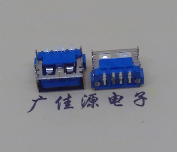 武汉usb2.0接口 AF短体10.0母座 卧式直边 连接器插座