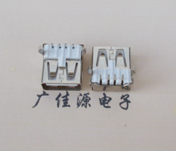 武汉USB AF母座 LCP 耐高温250度280度 环保白胶芯