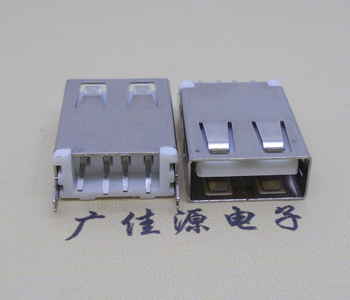 武汉USB AF立式 直插 加长款17.5MM 大电流3A插座