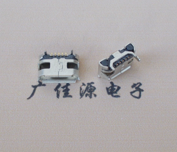 武汉Micro USB接口 usb母座 定义牛角7.2x4.8mm规格尺寸