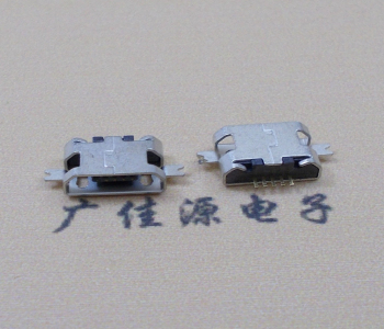 武汉MICRO USB B型口 两脚SMT沉板0.7/1.0/1.6直边