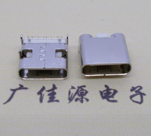 武汉卧式板上型Type-C16P母座H=8.3连接器