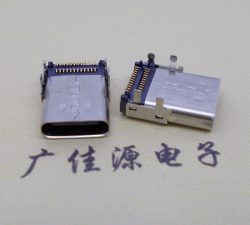 武汉板上型Type-C24P母座双排SMT贴片连接器