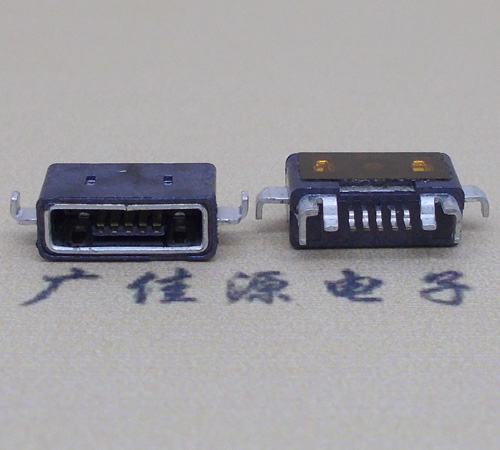 武汉MICRO USB防水AB型口母头3D图纸封装