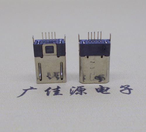 武汉micro-迈克 插座 固定两脚鱼叉夹板1.0公头连接器