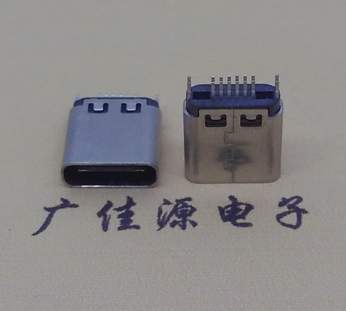 武汉type-c16p母座,夹板式type-c16p接口连接器