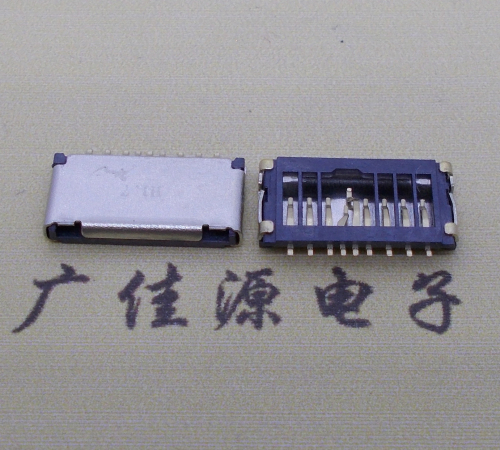 武汉 TF短体卡座 卡槽1.5侧PIN针micro检测卡座厂家直销