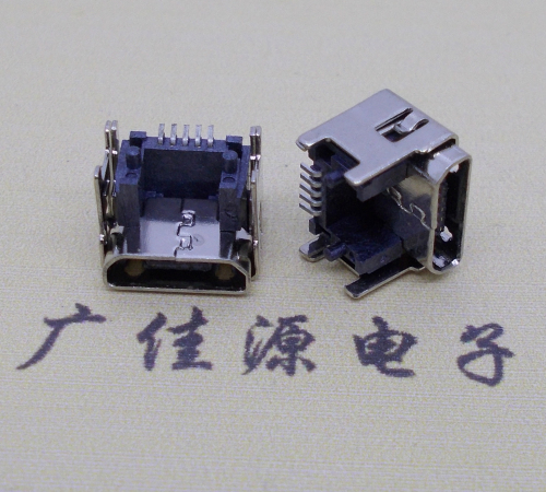 武汉MICRO USB5pin加高母座 垫高1.55/2.5/3.04/4.45尺寸接口