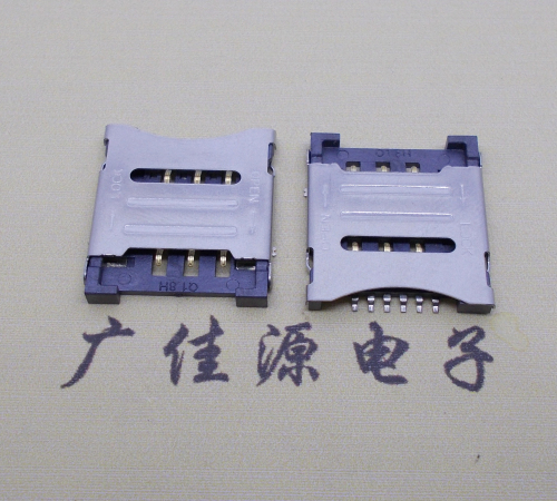 武汉MICRO SIM 1.8H 6P 掀盖式卡座