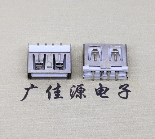 武汉usbA母立贴10.0mm短体 DIP立插式连接器接口