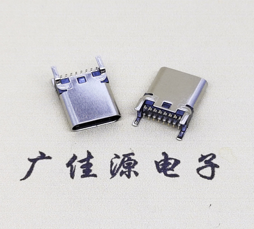 武汉USB 3.1TYPE-C16Pin立贴母头座子引脚接线正负级详解